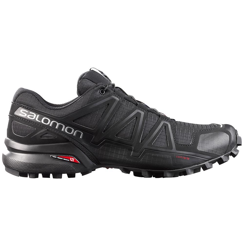 Chaussure Running Salomon Homme Noir - Salomon SPEEDCROSS 4 - France (2945-CZNRO)